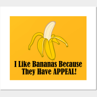 Punny Banana Posters and Art